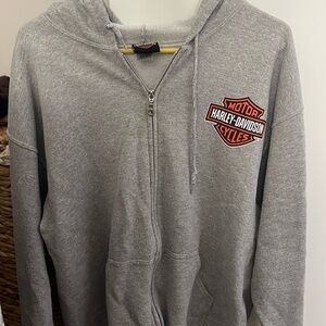 vintage harley davidson zip up great condition